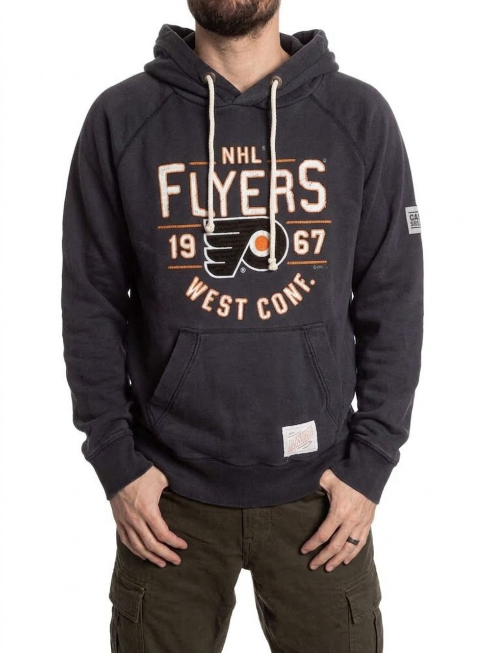 Men's Vintage NHL Flyers Hooded Sweatshirt
